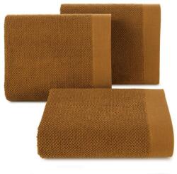 Eurofirany Riso rizs szerkezetű pamut törölköző Mézsárga 30x50 cm