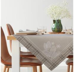 EUROFIRANY Holly gobelin karácsonyi asztalterítő Sötét bézs 140x200 cm +/-5%