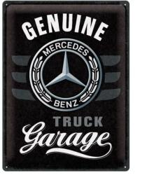 Nostalgic Art Mercedes Benz " Genuine Truck Garage" dombornyomott fémplakát 30 x 40 cm "23342 (23342)