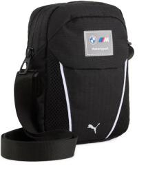 PUMA BMW M Motorsport uniszex válltáska, fekete-fehér-piros-kék, S25 (09142401)