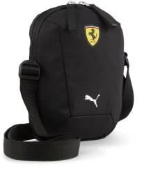 PUMA Ferrari Race uniszex kicsi válltáska, fekete-fehér-sárga, S25 (09128202)