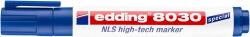 edding Alkoholos marker, 1, 5-3 mm, kúpos, EDDING "8030 NLS", kék (TED8030K) - kecskemetirodaszer