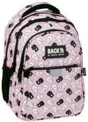 DERFORM BackUp cicás iskolatáska, hátizsák - Pink Cats (PLB6P32)