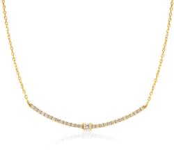 SAVICKI Colier din aur 585 cu diamante albe 42 cm