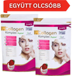 JutaVit 2 db-os JutaVit Collagen +Hialuron Komplex italpor - Eper ízben- 2x 400g