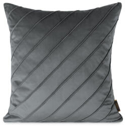  Nala3 bársony párnahuzat varrott mintával Acélszürke 45x45 cm (452153)