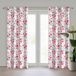  Cecily mintás dekor függöny Fehér 140x250 cm (454604)