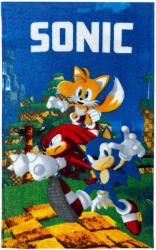 Sega Sonic a sündisznó kéztörlő, arctörlő, törölköző 30x50 cm Nr 01