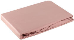  Pamut gumis lepedő Pasztell rózsaszín 160x200 cm +20 cm (398816)