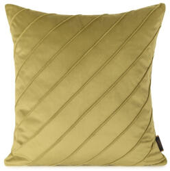  Nala3 bársony párnahuzat varrott mintával Mustársárga 45x45 cm (452156)