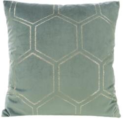 Takoy Bársony díszpárnahuzat arany színű mintával-HF-387667