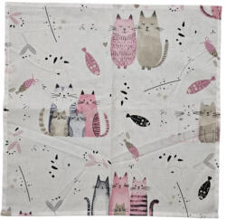 Vaganza Textil szalvéta - Macska/Hal (5999120539925)