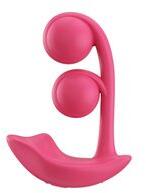 HoneyPlayBox HoneyPlayBox Melody Nyomásérzékelős, Alkalmazással Irányítható Kettős Golyós Klitorisz- és G-pont Vibrátor Magenta