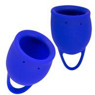 LOLA GAMES Menstruációs kehely készlet Natural Wellness 2 db kék