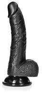 Shots Toys Dildo Realist Curbat RealRock cu Bile și Ventuză 7 Dildo