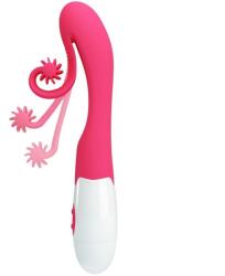 Pretty Love Vibrator Rabbit Snail Tatianna, 30 Moduri Vibratii, Silicon, Roz, 20 cm Vibrator