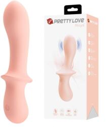 Pretty Love Vibrator Abigal, 10 Moduri Vibratii, Silicon, USB, Roz, 16 cm Vibrator