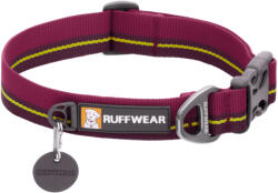 Ruffwear RUFFWEAR Flat Out, zgardă bandă câini, ajustabilă RUFFWEAR Flat Out Wildflower Horizon, zgardă bandă câini, ajustabilă, vișiniu și galben, L(51-66 x 2.5cm)