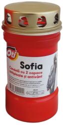 OTI Candela cu 2 capace antiploaie si antivant Sofia, Timp de ardere 45h (130920)
