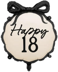  Fekete-bézs 18-as lufi