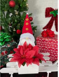 Manóvilág Karácsonyi Manó | Fadoboz | Piros | Mikulás Virág