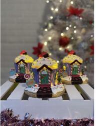 Manóvilág Ledes Muffinházikó /lila / 13cmx12cm