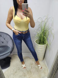 Norafashion Csinos sárga body (993614)