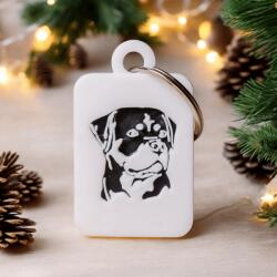 3D Kincsek Rottweiler kulcstartó - 3D nyomtatással