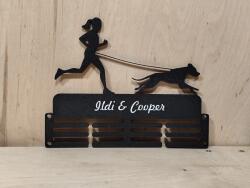 3D Kincsek Canicross fali éremtartó