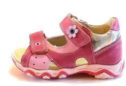 Linea 25-40 LINEA tépőzáras gyerek szandál lányoknak - pink