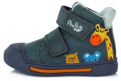 D.D.Step 22-es PONTE 20 szupinált gyerekcipő fiúknak - Blue - Zsiráfos mintával
