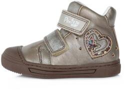 Ponte20 22-27 Ponte20 supinált cipő lányoknak - Bronze - Szivecskés mintával