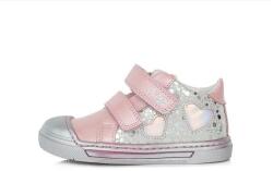 Ponte20 22-es PONTE20 szupinált cipő lányoknak - Pink-ezüst, szivecskés