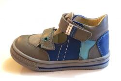 Linea 21-24 LINEA szandálcipő fiúknak szürke, türkiz csillaggal