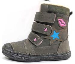 D.D.Step 29, 35 DDSTEP téli bundás gyerekcipő - 049-913 - dark grey