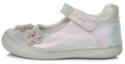 DD. Step 29-35 DDSTEP balerina szandálcipő - ezüst, virágos