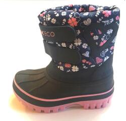 Wink 26-os Wink Eco Hótaposó csizma lányoknak - Lila, virágos