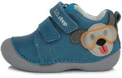 D.D.Step 24-es DDSTEP gyerekcipő fiúknak - kutyás mintával - Bermuda Blue