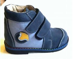 SALUS 21-30 SALUS FLO-810 szupinált gyerekcipő fiúknak kék/szürke/barna színben