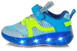 D.D.Step 24-35 DDStep villogó sportcipő fiúknak - kék, neon