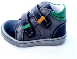 Linea 21-24 LINEA fiú cipő - (kék-szürke-zöld) minta nélküli