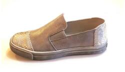 Linea 31-40 LINEA Női Slip-on bőrcipő - silver