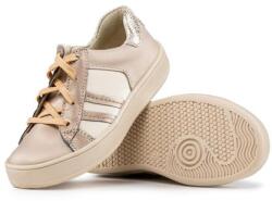 Linea 28-35 LINEA bőr cipő lányoknak - cipőfűzős, cipzáros -