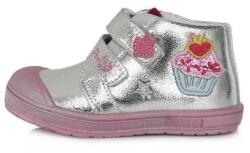 Ponte20 22-27 Ponte20 supinált gyerekcipő lányoknak - Ezüst - Muffin mintával