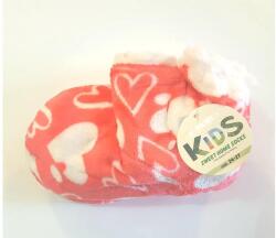 Zoknivilág Sweet Home - gyerek mamusz - Pink, szivecskés