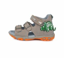DD. Step 20, 30-as DDSTEP fiú szandál - grey - triceratops mintával