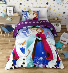  Lenjerie de pat copii bumbac Elsa si Anna Frozen Lenjerie de pat