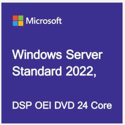Microsoft Windows Server Standard 2022 64Bit Hungarian 1pk DSP OEI DVD 24 Core (P73-08349)