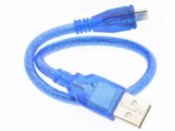  USB-A/USB-B micro kábel (kék, 30cm) (T46533)