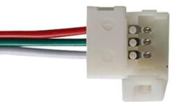 LED-szalag táp- és adatcsatlakozó - kábelhez (3pin, forrasztásmentes, patent, 20cm) [csatlakozó-csatlakozó] (T23242)